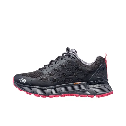 THE NORTH FACE XTRAFOAM Mesh Low top VibramXSTREK Rubber Outsole Trail Running Shoes Women's Black Pink