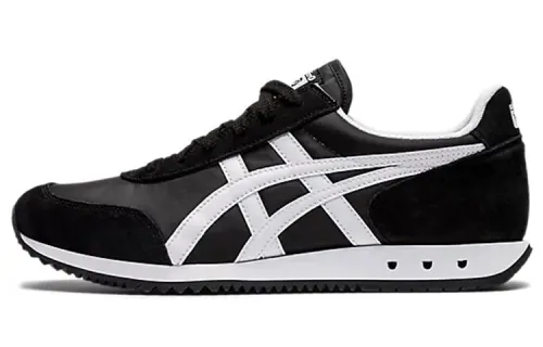 Onitsuka Tiger Onitsuka Tiger New York round toe lace-up wear-resistant and breathable low-top running shoes for men and women, black