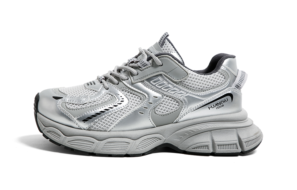 Global HUANQIU thick-soled casual shock-absorbing, non-slip, wear-resistant and breathable dad shoes for women