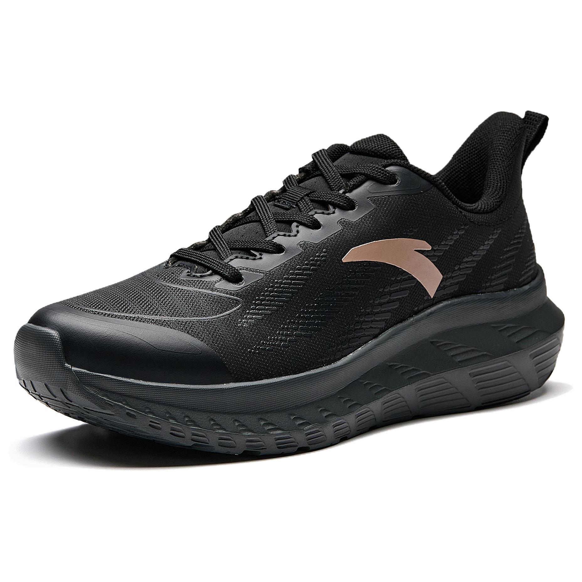 Anta Slip Resistant Abrasion Resistant Low top Casual Running Shoes Women’s Black