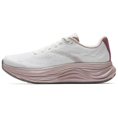 Anta Travel 2 Slip Resistant Abrasion Resistant Low top EVAPG7 Casual Running Shoes Women's White Pink