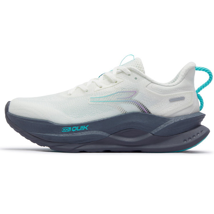 361° Fiery 5 Running Shoes Women’s Low Top Feather White/Smoke Gray