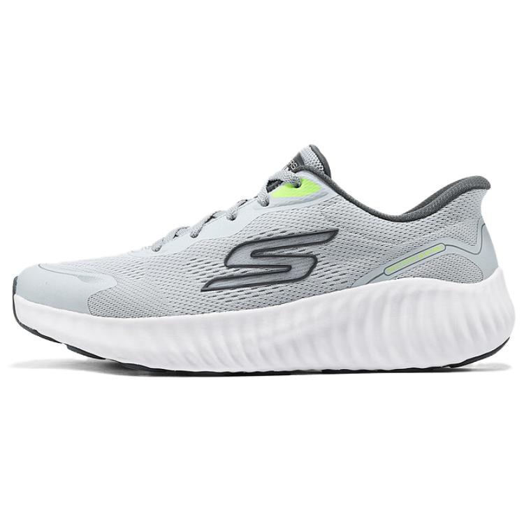 Skechers GO RUN NOW Cushioning Breathable Rebound Low top Running Shoes Men’s Gray