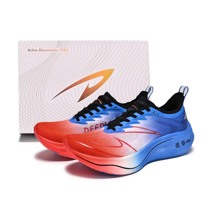 DEERWAY Delhui Blast 1.0 Full Palm Carbon Plate Year of the Horse Gift Box Model Marathon Racing Supercritical Technology Limited Sports Growth Running Training Jogging High Rebound Propulsion Anti-Slip Wear-Resistant Low-top Running Shoes Men's Olympic Games