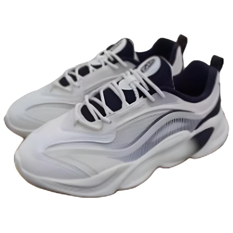 Erke Puffy 2.0 Cushioning, Wear Resistant Low top Running Shoes Women’s White Black