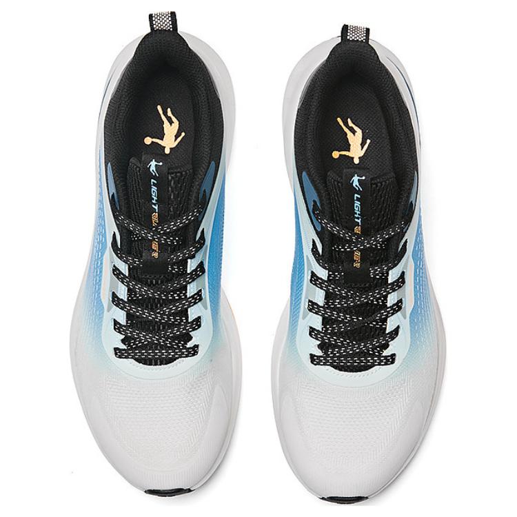 QIAODAN Cushioning Lightweight Low top Running Shoes Men’s Blue White Black