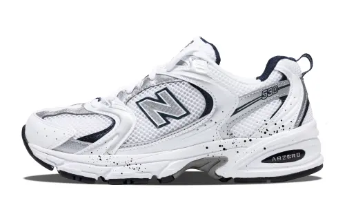 New Balance NB 530 Classic Vintage Slip Resistant, Abrasion Resistant, Breathable Low top Running Shoes Unisex Silver
