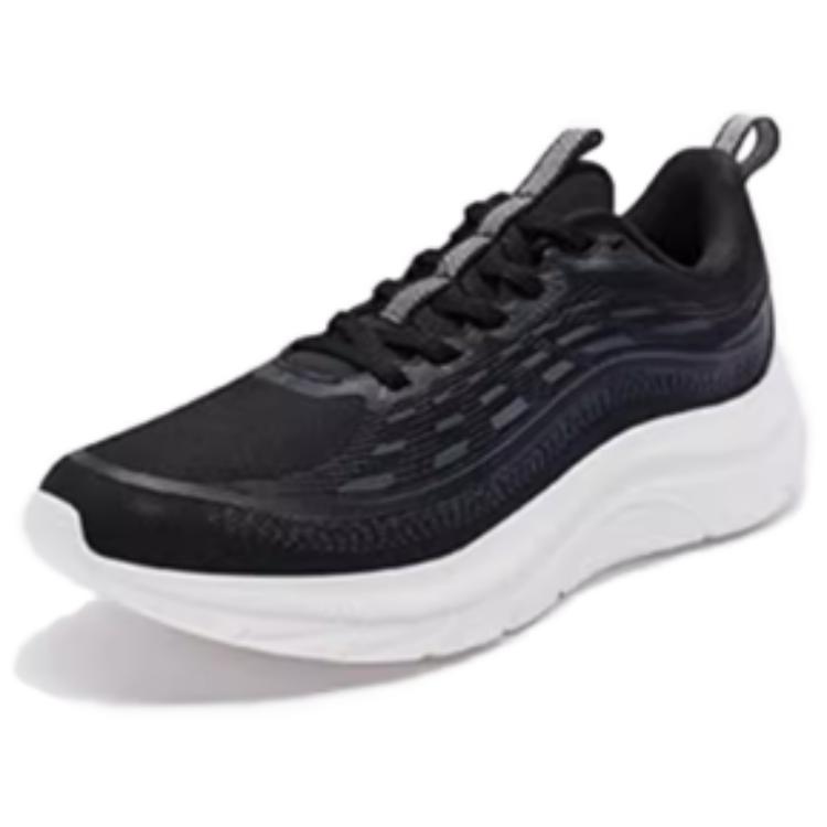 XTEP Cushioning, Wear Resistant Low top Casual Running Shoes Women’s Black Gray