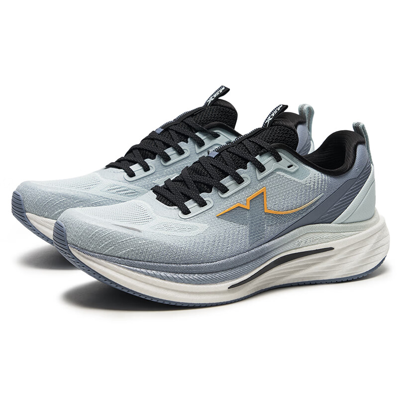 XTEP Cushioning Slip Resistant Low top Marathon Training Running Shoes Men’s Blue