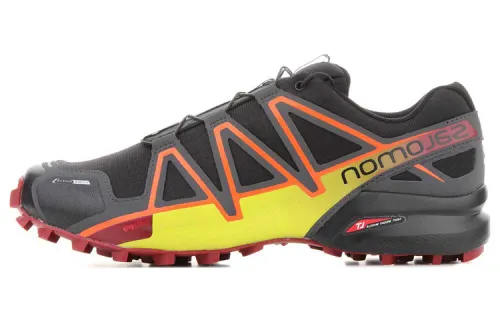SALOMON Speedcross 4 Outdoor Shoes Men's Low Top Black/Red