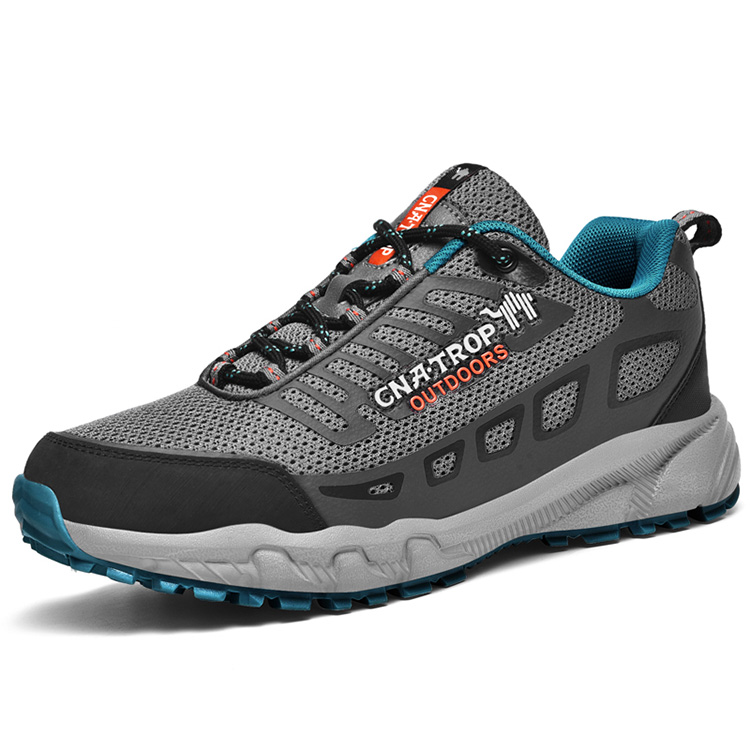 LINGHANGLUOTUO Cushioning Rebound Abrasion Resistant Breathable Slip Resistant Low top Outdoor Shoes Men’s