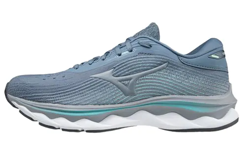 Mizuno Wave Sky 5 Running Shoes Women's Low Top Gray/Blue