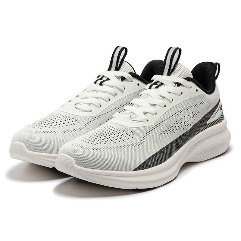 361° Abrasion Resistant Breathable Low top Running Shoes Men’s White Black