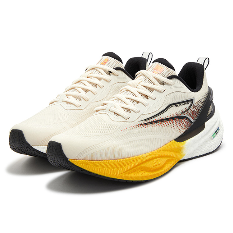 361° Surge CQT 2.0 Low top Casual Training Running Shoes Men’s Beige Yellow