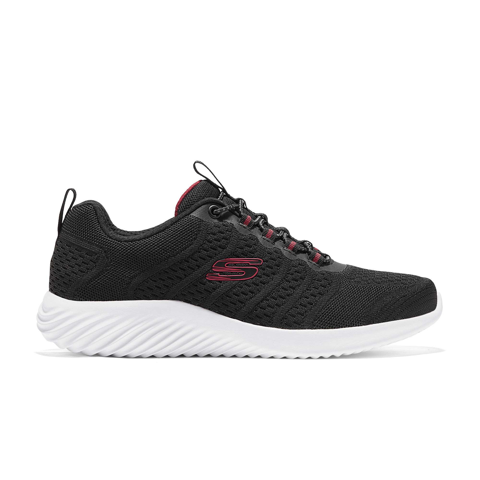 Skechers Bounder Abrasion Resistant Abrasion Resistant Low top Running Shoes Men’s Black Red