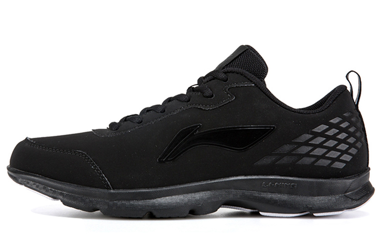 Li Ning Sports Low top Running Shoes Unisex Black