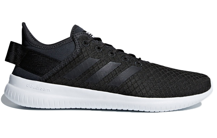 Женские кроссовки adidas neo Qtflex (черно-белый) — фото 3
