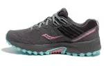 Saucony Excursion Hiking 14 TR Low top Running Shoes Women's Gray Pink Blue Standard M