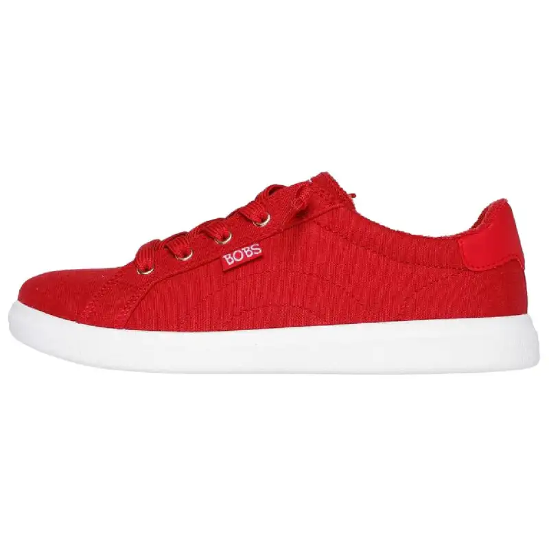 Skechers BOBS D'VINE Wear resistant And Lightweight Low top Casual Skate Shoes Women's Red