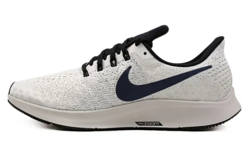 Nike Pegasus 35 Marathon Speedy Foam Fabric Non-slip Lightweight Low-top Casual Running Shoes Men's Blue and White