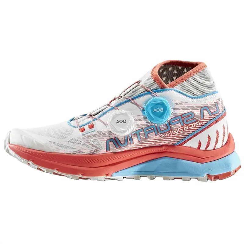 LA SPORTIVA Mid top Outdoor Shoes Unisex White Red