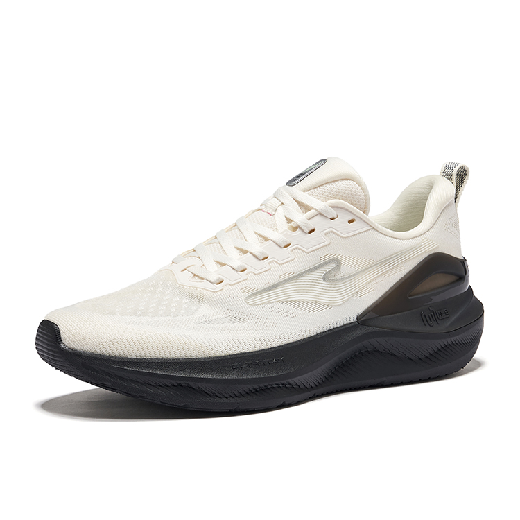Erke Tianma 3.0 Cushioning Breathable Lightweight Low top Training Sprint Running Shoes Men’s Microcrystal White