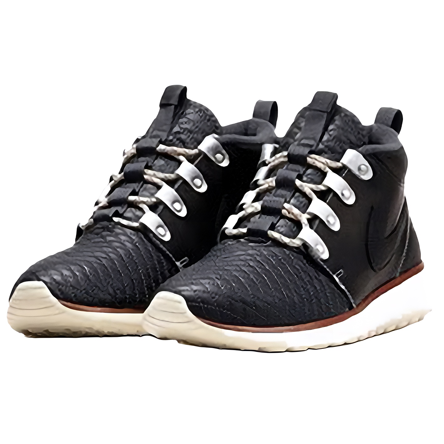 Nike Roshe Run Sneakerboot Qs Black Quilted