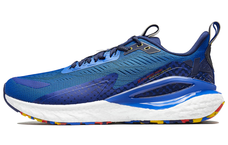 XTEP Cushioning Slip Resistant Lightweight Low top Running Shoes Men’s Blue