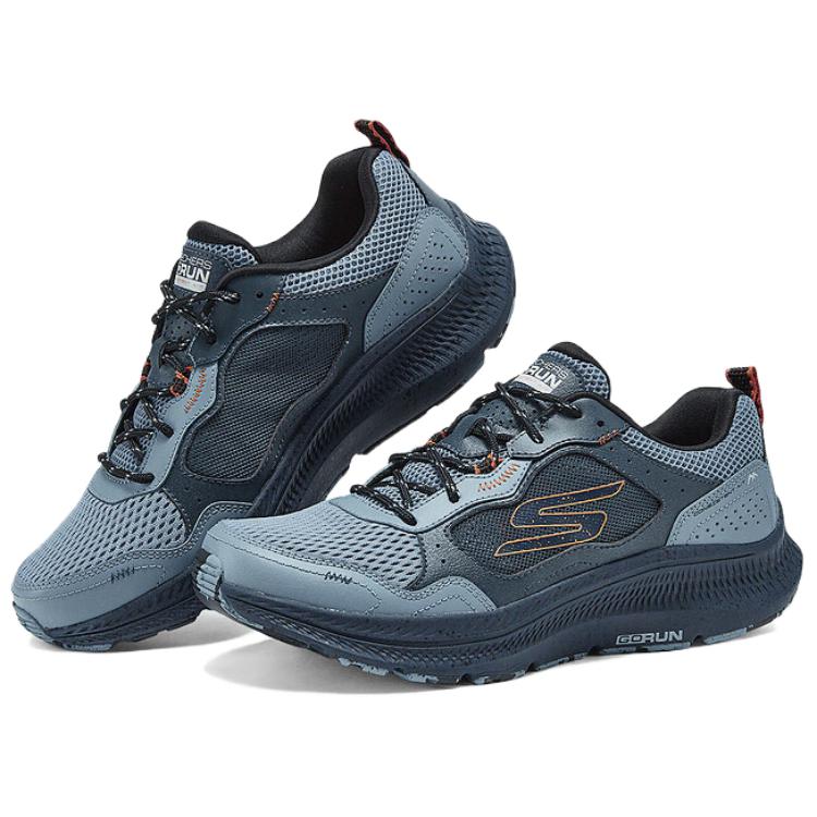 Skechers Go Run Consistent 2.0 Abrasion Resistant Low top Running Shoes Men’s Dark Gray Blue
