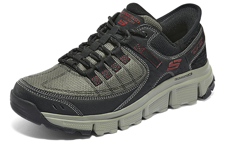 Skechers Hands Free Slip Ins Abrasion Resistant Breathable Low top Outdoor Shoes Men’s Black Green