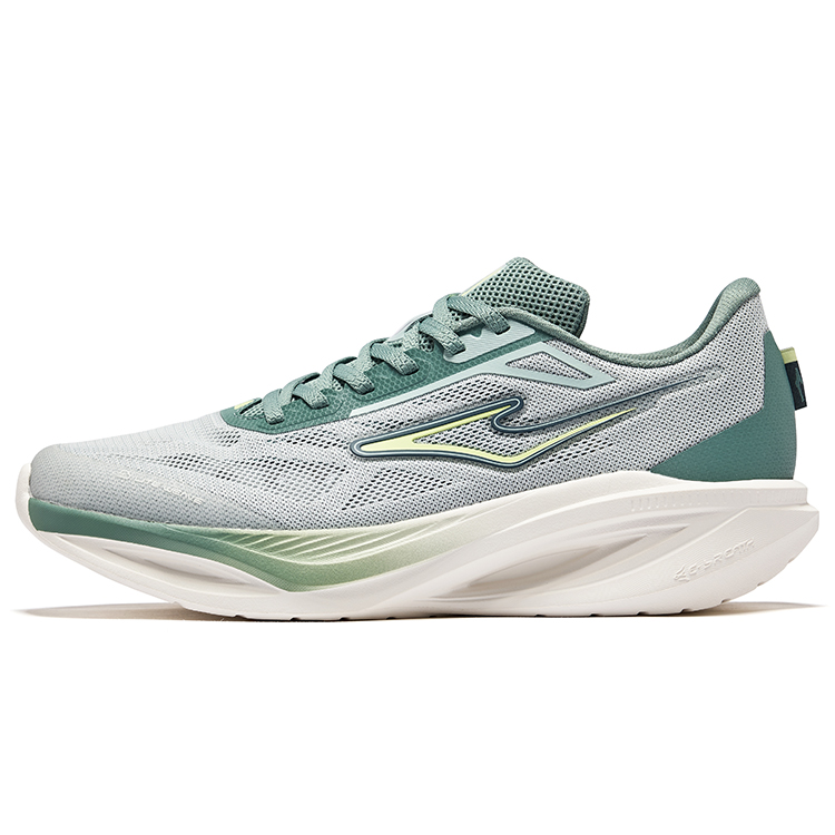 Erke Cushioning Rebound Low top City Commuting Running Shoes Men’s Light Gray Green Sage Leaf