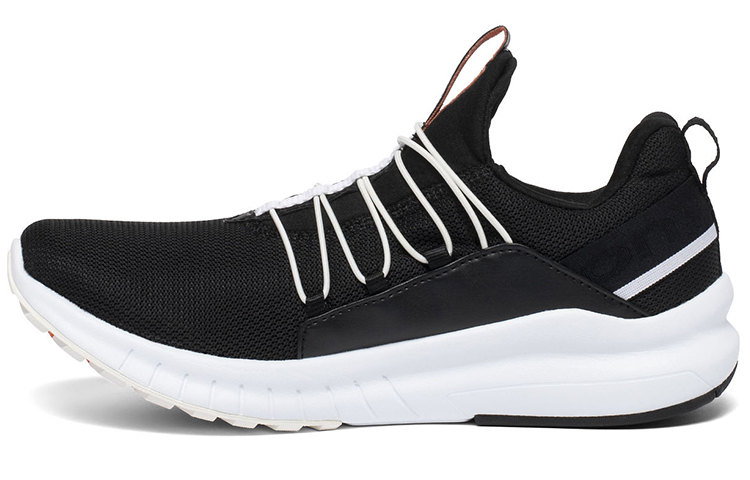 Saucony Stretch & Go Glide Casual Slip Resistant And Breathable Low top Running Shoes Women's Black White