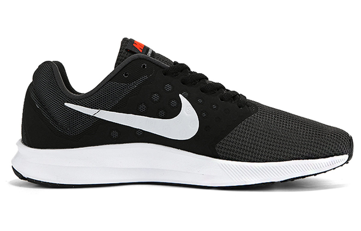 Кроссовки Nike Downshifter 7 PU (черно-белые) — Чёрный / белый — фото 2