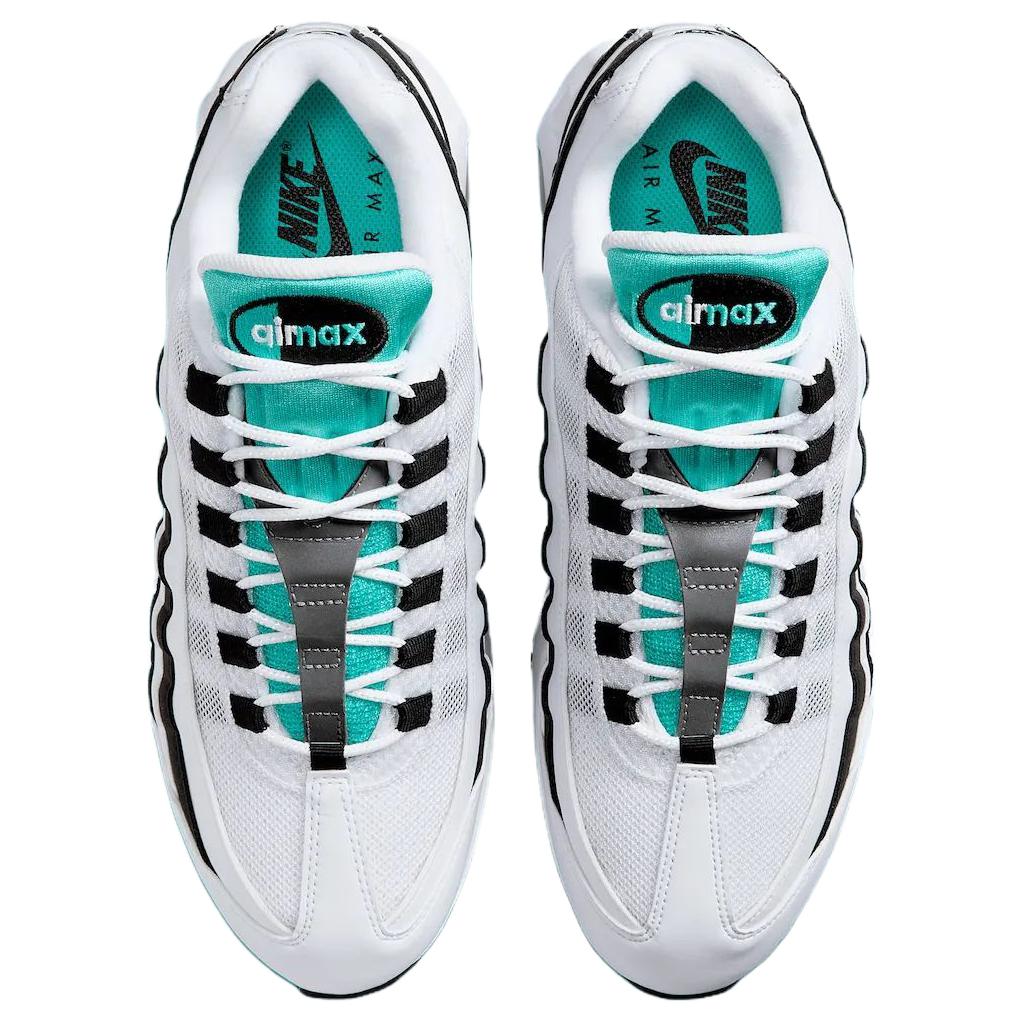 Nike Air Max 95 Abrasion Resistant Low top Running Shoes Men’s White Black
