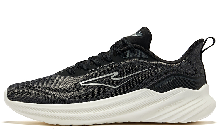 Erke Shadow 2.0 Cushioning Slip Resistant Low top Running Shoes Men’s Jet Black Carbon Gray