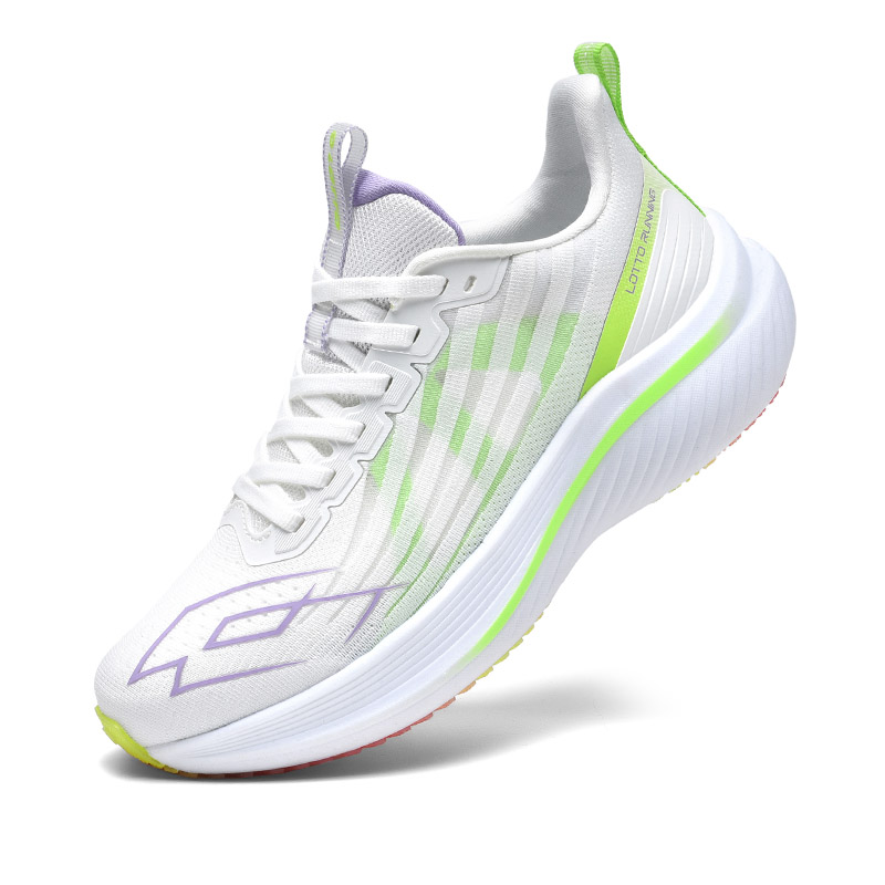 LOTTO Running Shoes Women’s Low Top White/Grass Green