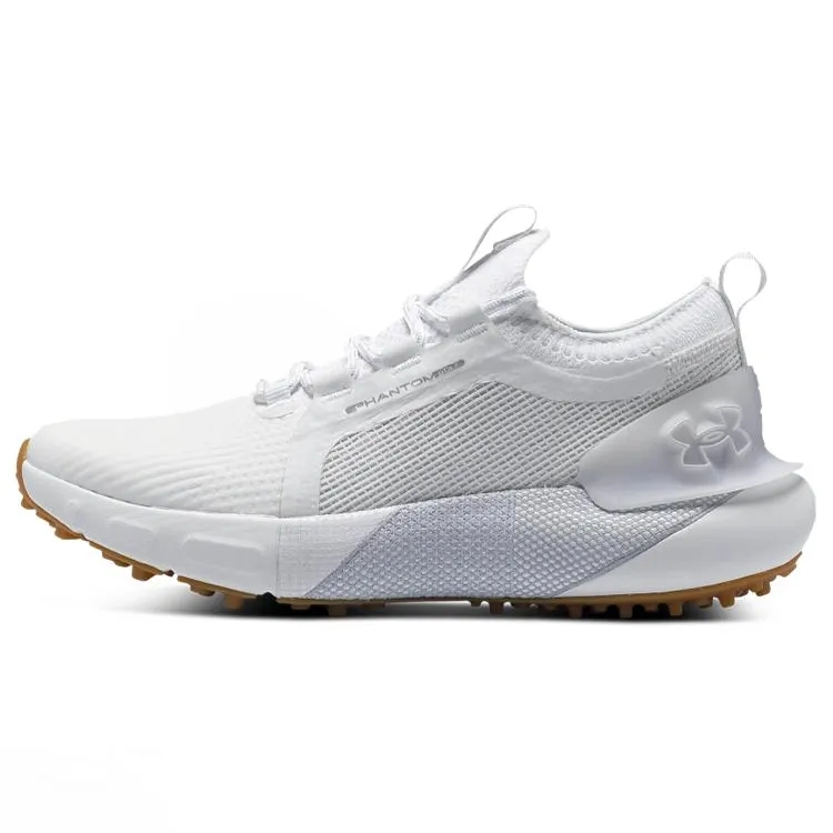 Under Armour HOVR Phantom Comfortable Abrasion Resistant Low top Golf Shoes Women's White