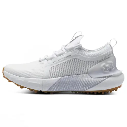 Under Armour HOVR Phantom Comfortable Abrasion Resistant Low top Golf Shoes Women's White