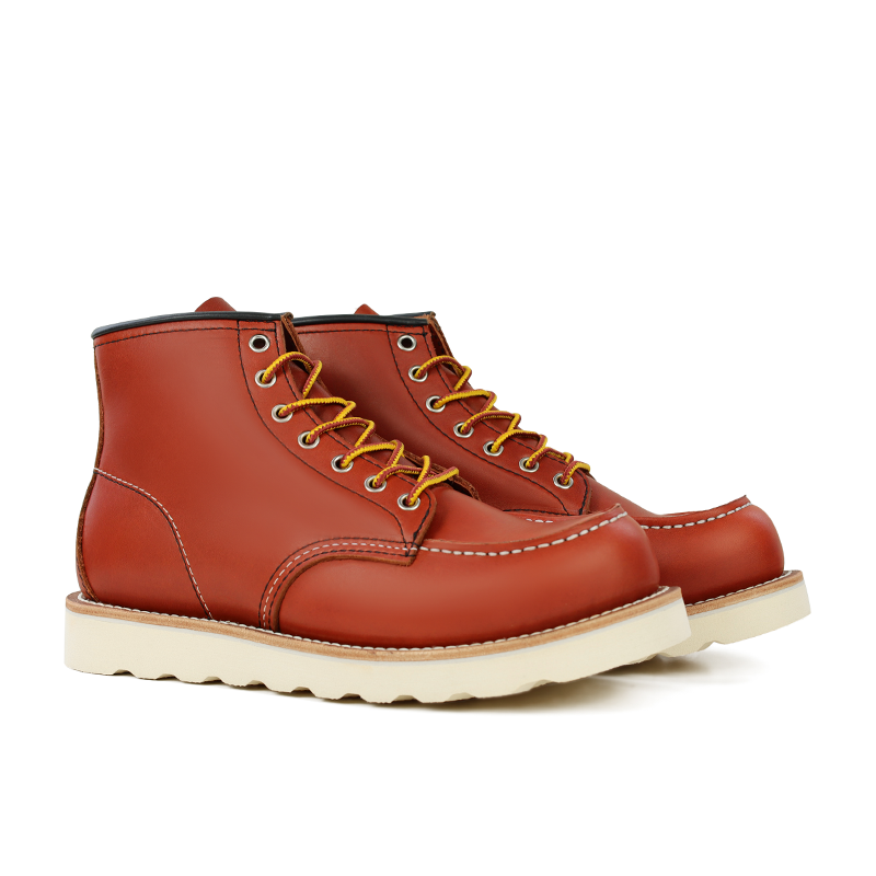 ROCKEY BAND Classic 875 Work Boots Top Grain Cow Leather Work Boots Men’s Outdoor Vintage