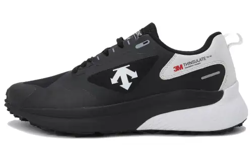 DESCENTE Cushioning Abrasion Resistant Cushioning, Wear Resistant Low top Trail Running Shoes Unisex Black