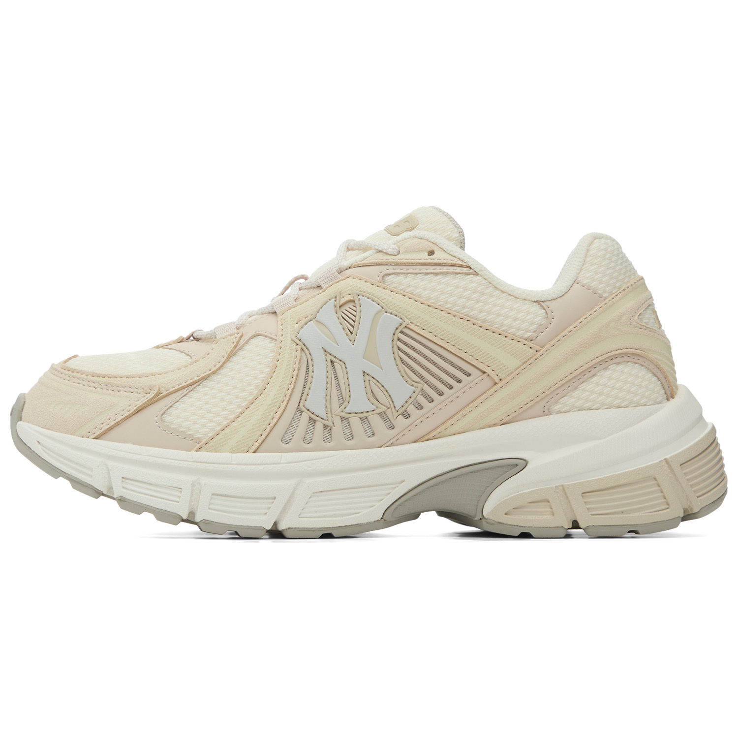 MLB New York Yankees Low top Casual Running Shoes Unisex Beige Yellow