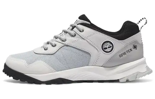 Timberland Textile, Leather Cushioning Slip Resistant Abrasion Resistant Waterproof Low top Outdoor Shoes Women's Gray
