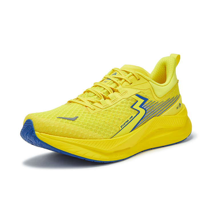 361° Cushioning Slip Resistant Abrasion Resistant Low top Casual Running Shoes Unisex Acid Yellow