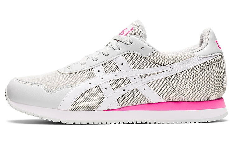 Asics Tiger Runner Comfortable Low top Running Shoes Women's Gray White
