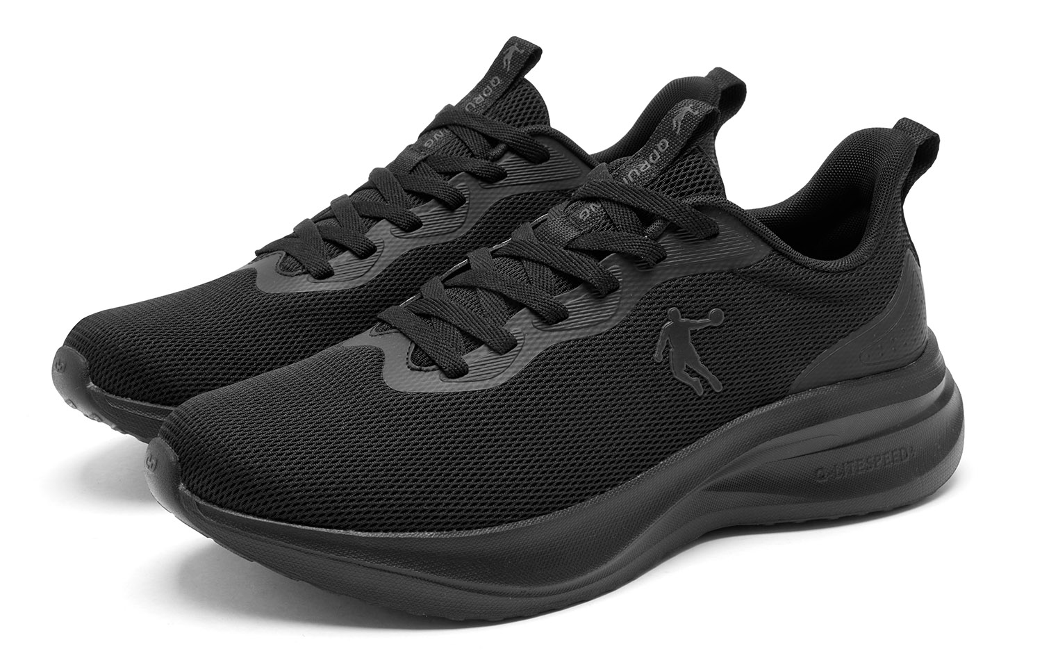 QIAODAN Fabric Cushioning Slip Resistant Abrasion Resistant Breathable Lightweight Rebound