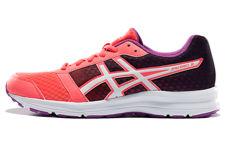 Asics Patriot 8 Low top Running Shoes Women's Orange White