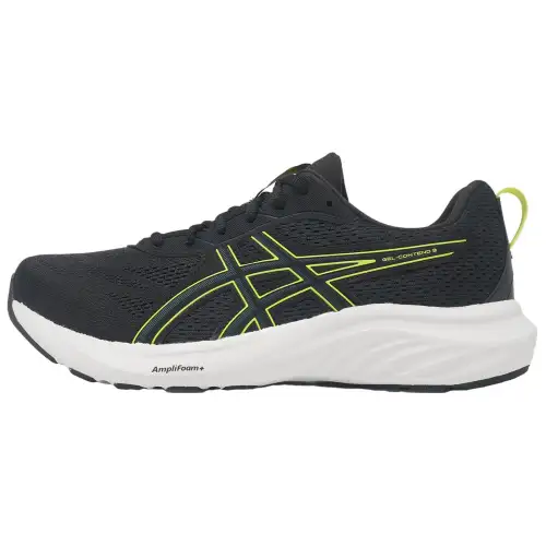 Asics GEL CONTEND 9 Breathable Support Running Shoes Unisex Black Yellow