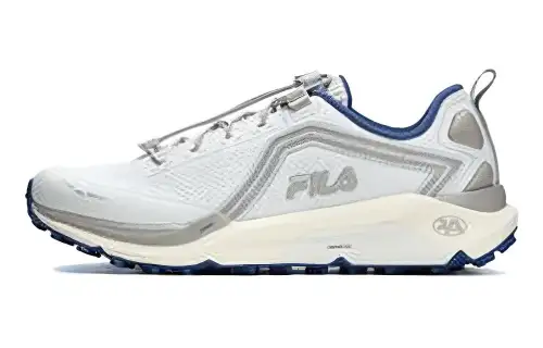 FILA 3A LYNX ATR Abrasion Resistant Low top Running Shoes Men's White Blue
