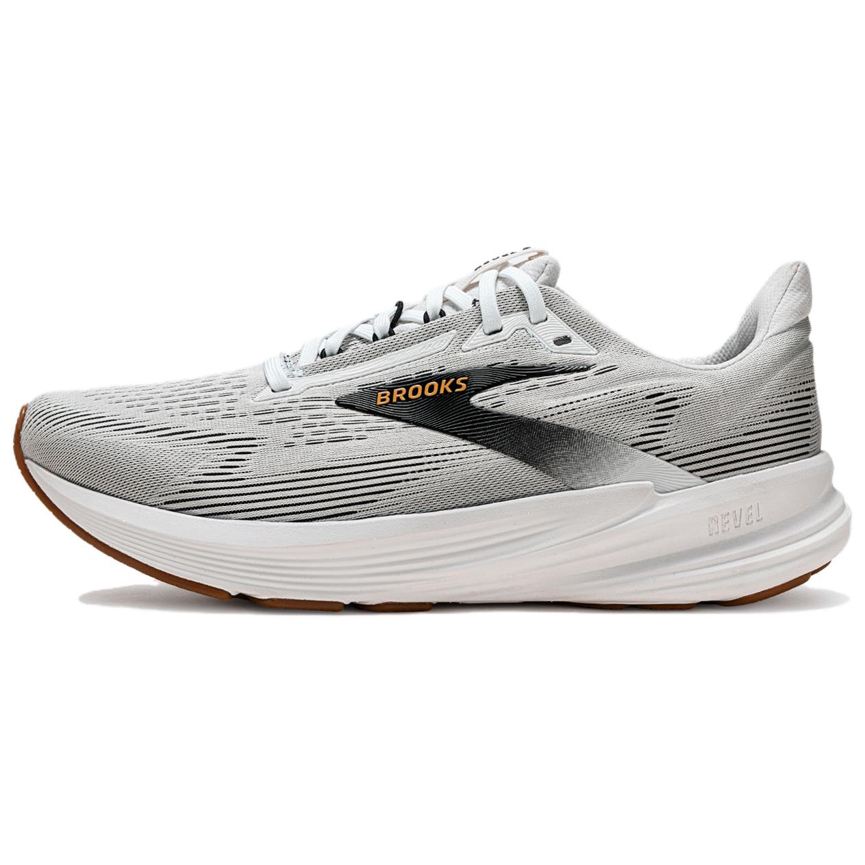 Brooks Revel 8 Cushioning, Wear Resistant Low top Sprint Running Shoes Men’s Gray