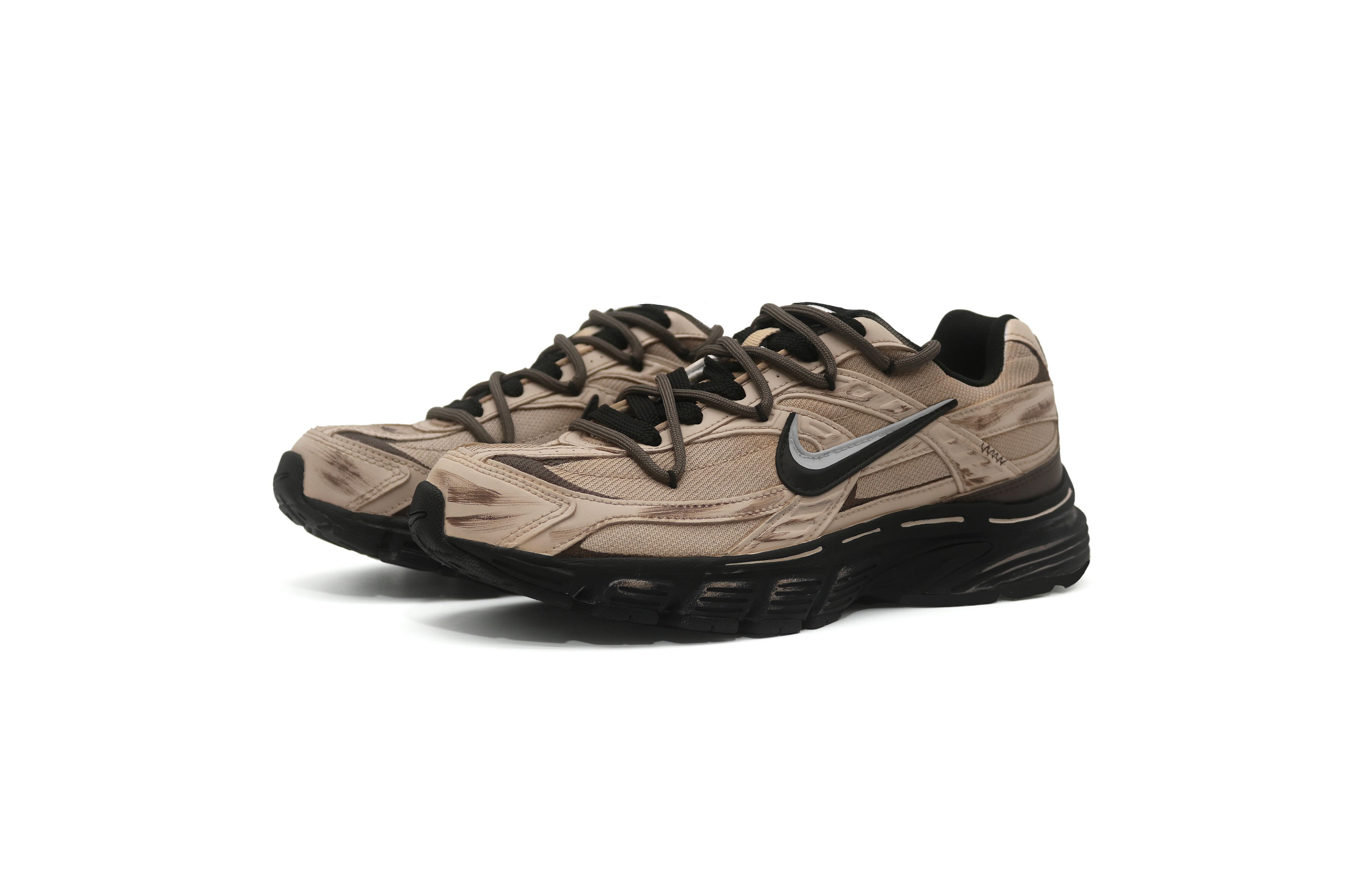 Nike Initiator Abrasion Resistant Abrasion Resistant Low top Casual City Commuting Running Shoes Unisex Brown